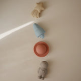 Mushie | Mold Free Bath Toy Play Set | 4 Pack