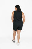 Smash + Tess | Tia Shorty Romper | Midnight Black