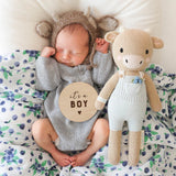 Cuddle + Kind | Asher the Cow | 13" Hand Knit Doll