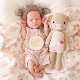 Cuddle + Kind | Ava the Cow | 13" Hand Knit Doll