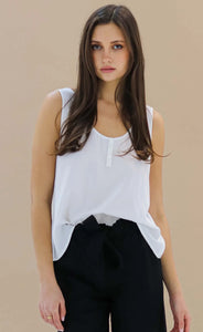 Pink Martini | Tiffany Top | White