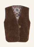 Ichi | Ihgozima Teddy Brown Vest | Coffee Bean