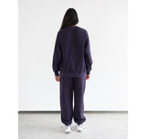 Brunette The Label | Varsity Brunette Crewneck Sweater | Navy