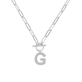 Natalie Wood | Initial Necklace | Silver
