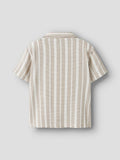 Name It | Regular Fit Woven Children's Button Up | Chateau Grey