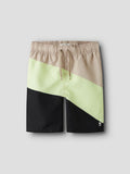 Name It | Colourblock Swim Shorts | Chateau Gray
