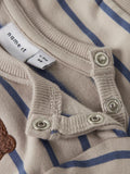 Name It | Organic Cotton Teddy Bear Sweatshirt | Chateau Gray