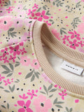 Name It | Organic Cotton Pink Floral Sweatshirt