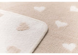 David Fussennegger | Carla Baby Blanket | Hearts Allover | Beige