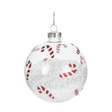 Abbott | Candy Cane & Snow Christmas Ornament