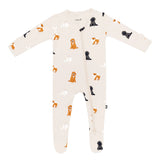 Kyte Baby | Zippered Footie Sleeper | Fluffy Dog