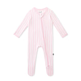 Kyte Baby | Zippered Footie Sleeper | Small Sakura Stripe
