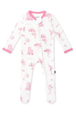 Kyte Baby | Zippered Footie Sleeper | Toile Ballet