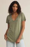 Z Supply | Asher V-Neck Tee | Avocado
