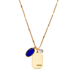 September Birthstone Necklace | Gold Birthday Jewelry | Gold