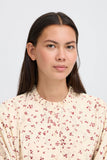 Ichi | Ihlanora Blouse Shirt | Small Flower Maroon