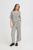Ichi | Ihmarrakech Tie Trousers | Total Eclipse