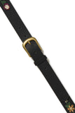 Ichi | Iarinna Black Floral Belt