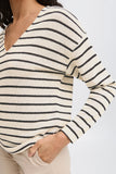 B. Young | Bysif Stripe Pullover Sweater
