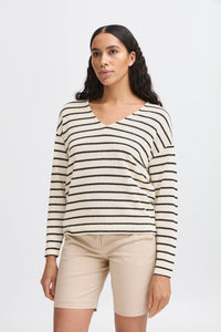 B. Young | Bysif Stripe Pullover Sweater