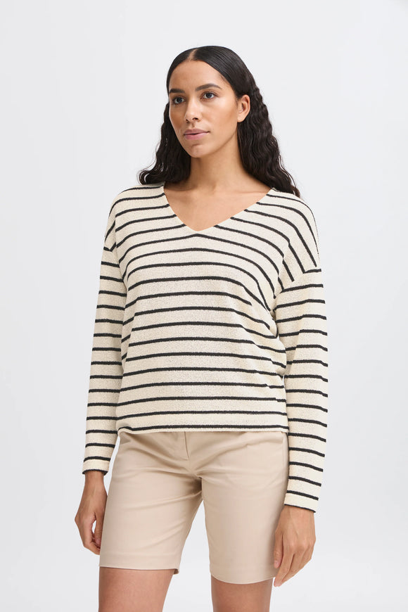 B. Young | Bysif Stripe Pullover Sweater