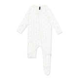 Kyte Baby | Pointelle Zippered Footie Sleeper | Sweet Blue Bow