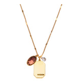 February Birthstone Necklace | Birthday Jewelry | Gold