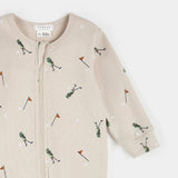 Petit Lem | Golf Caddy Print on Sand Ribbed Sleeper