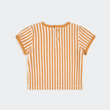 Petit Lem | Tan Stripe Terry Short Set