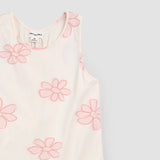 Miles the Label | Flowers on Ivory Racerback Jersey Dress