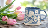 Abbott | Wide Base Blue Bird Mug