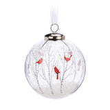 Abbott | Cardinal in Trees Ball Christmas Ornament