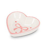 Abbott | Small Heart Dish with Pink Bows