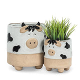 Abbott | Large Cow on Legs Planter