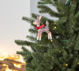 Abbott | Vintage Standing Fawn Deer Christmas Ornament