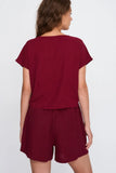 24Colors | Bordeaux Shorts