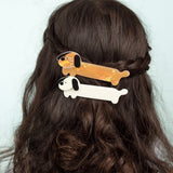 Rex London | Sausage Dog Hair Clips | 2pc