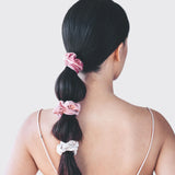 Kitsch | Blush & Mauve Velvet Scrunchies | 5pc Set