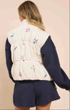 Sadie & Sage | Fair Weather Quilted Zip Up Vest | Ivory | AH1505