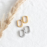Birch Jewellery | Oval Huggies Hoop Earrings
