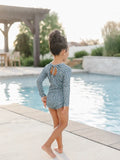 Current Tyed | The August Ruffle Rashguard Swim Suit