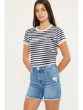 Kan Can | High Rise Denim Shorts | KC9430M