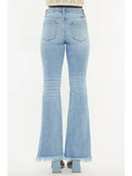 Kan Can | High Rise Leg Distress Bootcut Jeans | KC9349L
