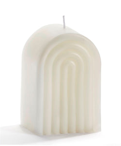 Maison | Rainbow Shaped Candle | White