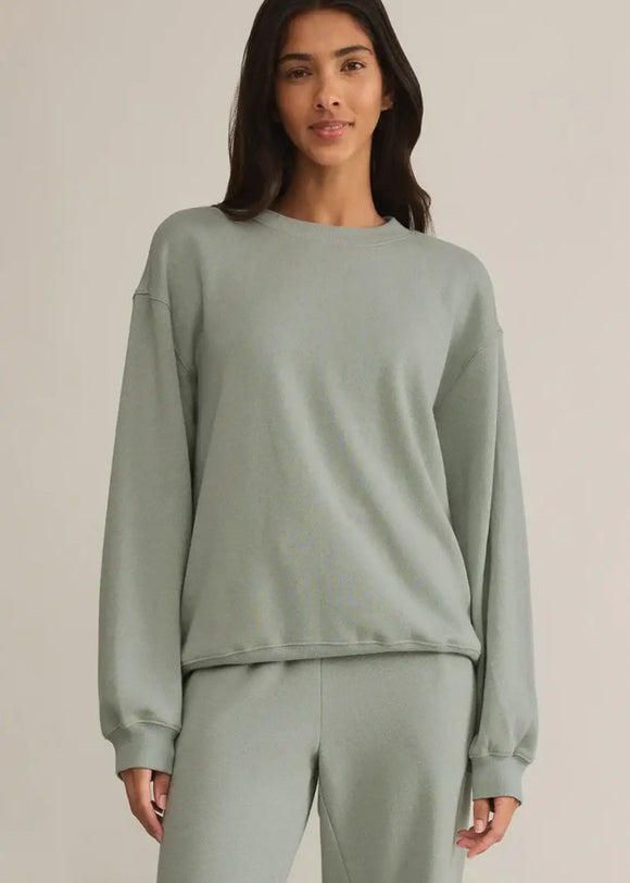 Z Supply | Boyfriend Sweatshirt | Sage Green