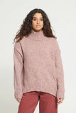 Ichi | Ihfanny Long Sleeve Sweater | Red Tone