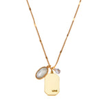 June Birthstone Necklace | Birthday Jewelry | Gold