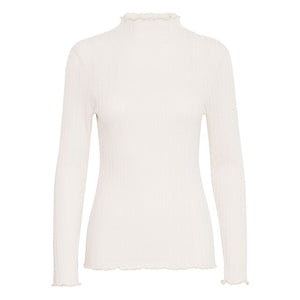 B. Young | Bysmirna Long Sleeve Top | White