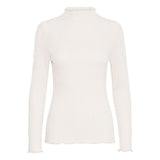 B. Young | Bysmirna Long Sleeve Top | White