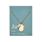 June Birthstone Necklace | Birthday Jewelry | Gold